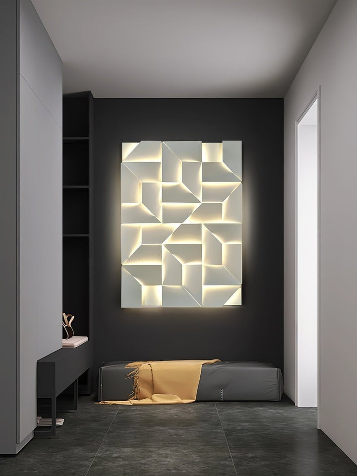 Rechargeable LED Aluminum Wall Sconce in Matte White