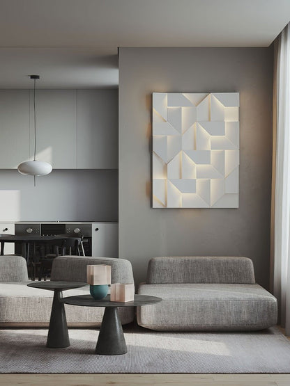 Rechargeable LED Aluminum Wall Sconce in Matte White