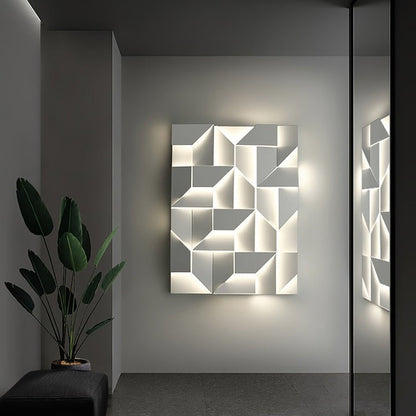 Rechargeable LED Aluminum Wall Sconce in Matte White