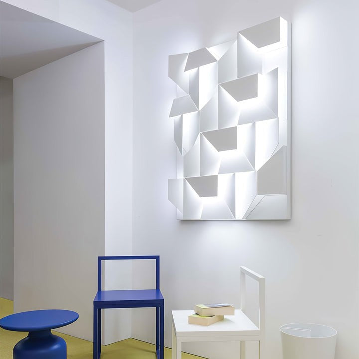 Rechargeable LED Aluminum Wall Sconce in Matte White