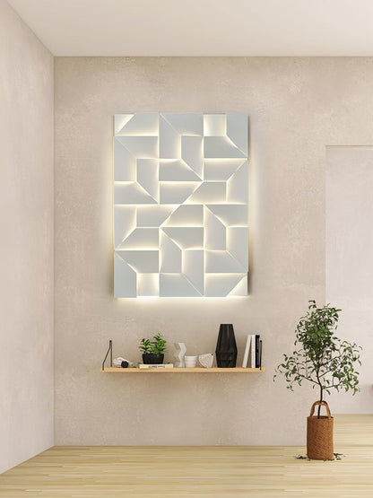 Rechargeable LED Aluminum Wall Sconce in Matte White