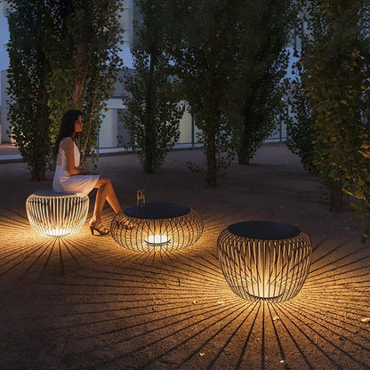 Rechargeable LED Garden Table Lamp – IP65 Portable Outdoor Accent Light