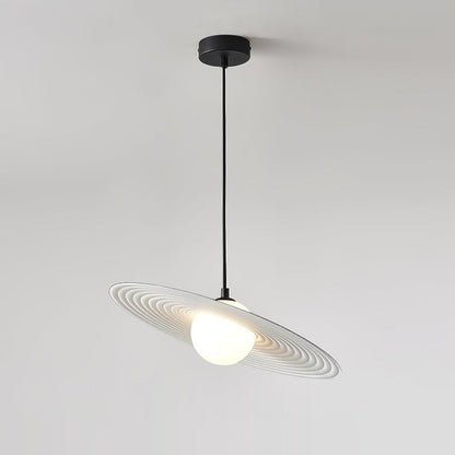 Record-Inspired LED Pendant Light