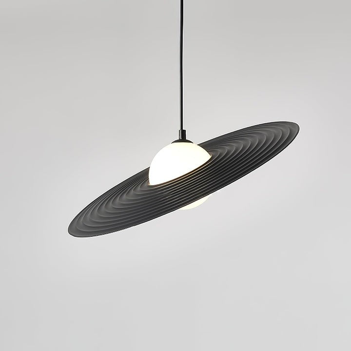 Record-Inspired LED Pendant Light