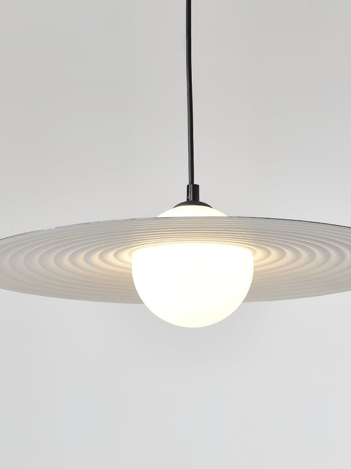 Record-Inspired LED Pendant Light
