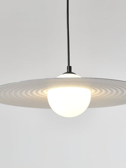 Record-Inspired LED Pendant Light