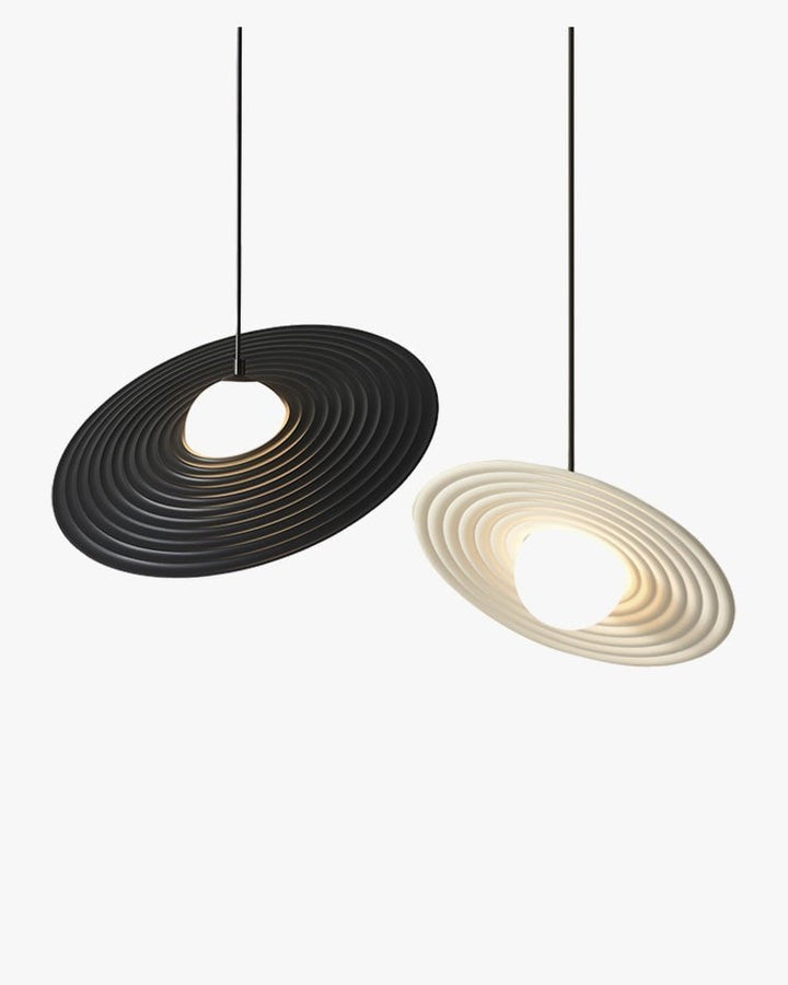 Record-Inspired LED Pendant Light