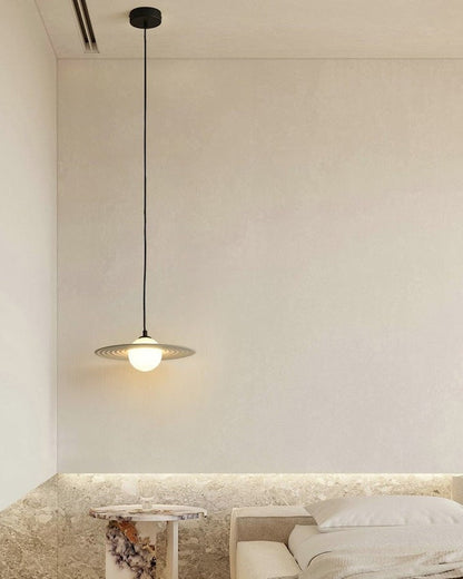 Record-Inspired LED Pendant Light