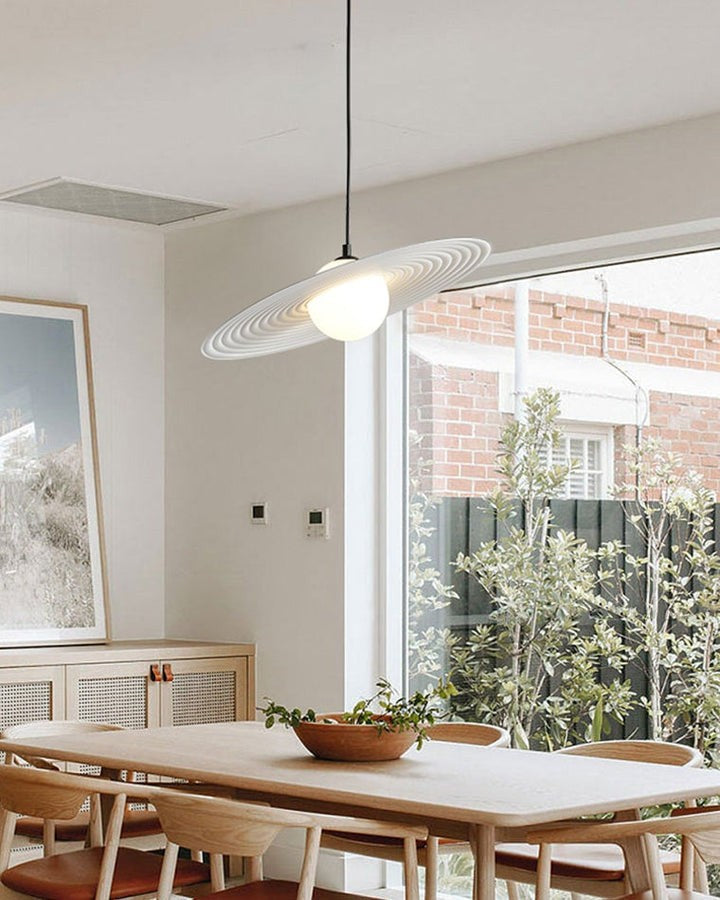 Record-Inspired LED Pendant Light