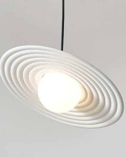 Record-Inspired LED Pendant Light