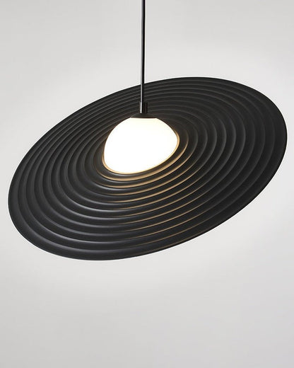 Record-Inspired LED Pendant Light