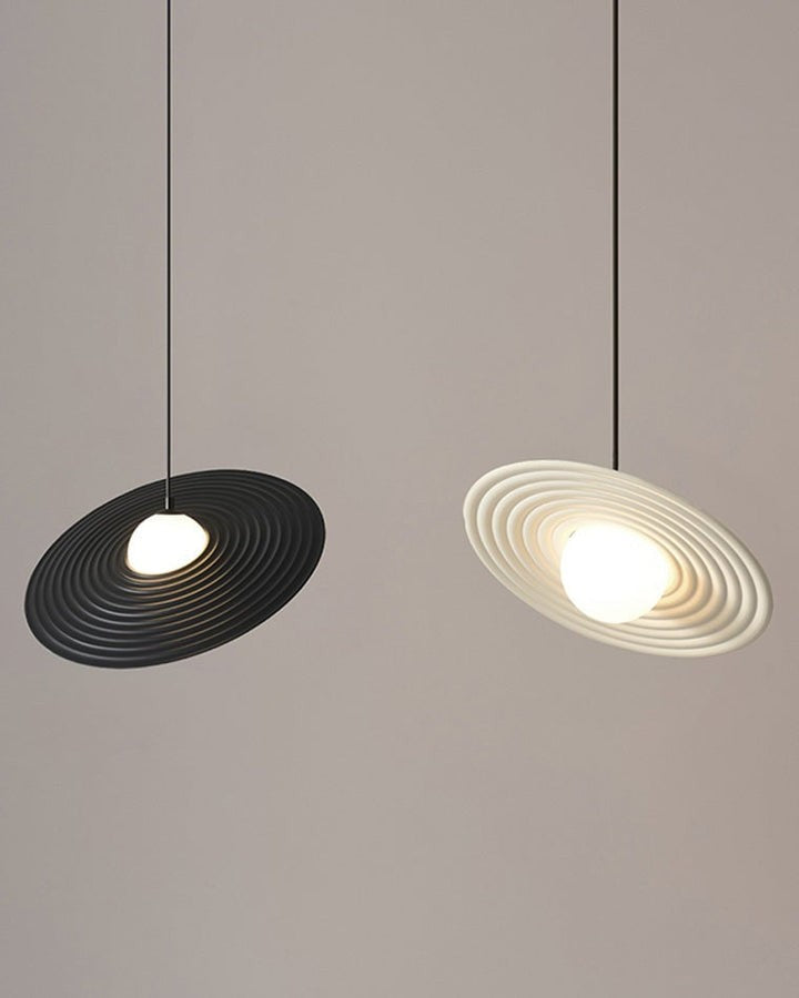 Record-Inspired LED Pendant Light