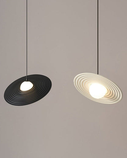 Record-Inspired LED Pendant Light