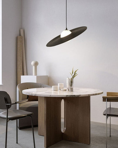 Record-Inspired LED Pendant Light