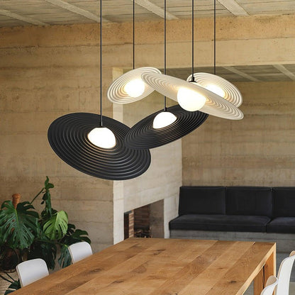 Record-Inspired LED Pendant Light