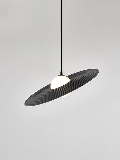 Record-Inspired LED Pendant Light