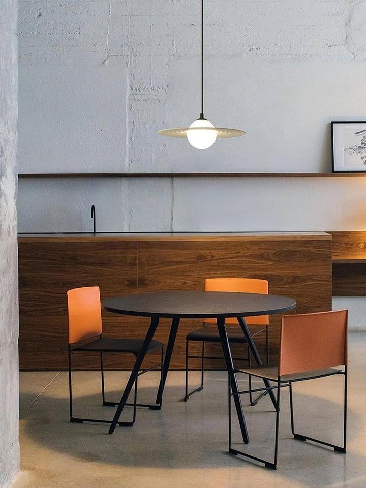 Record-Inspired LED Pendant Light