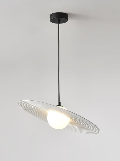 Record-Inspired LED Pendant Light