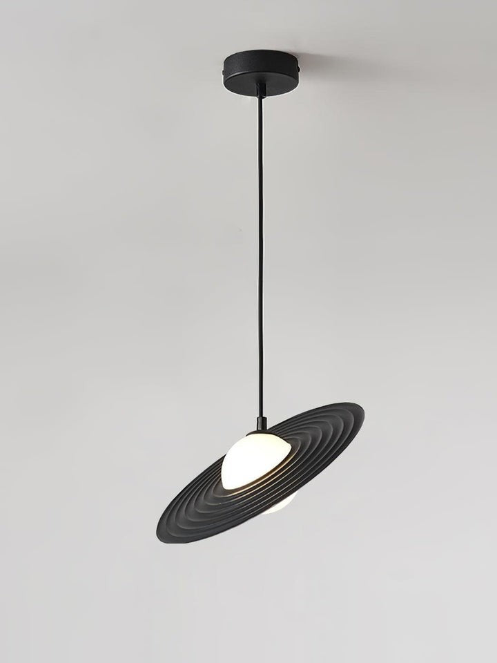 Record-Inspired LED Pendant Light