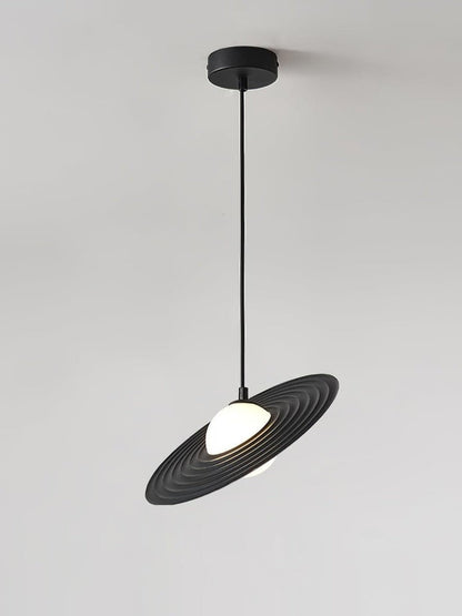 Record-Inspired LED Pendant Light