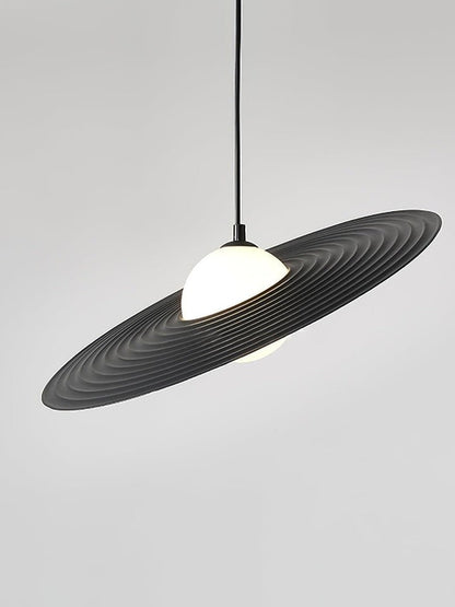 Record-Inspired LED Pendant Light