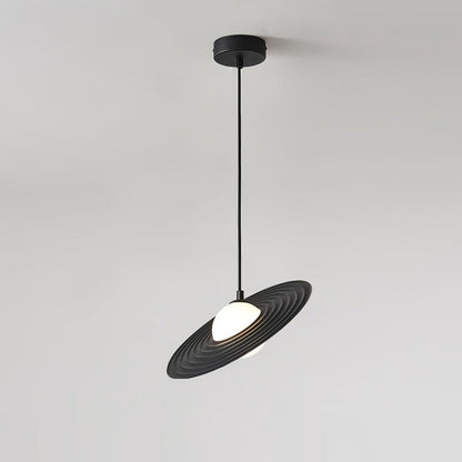 Record-Inspired LED Pendant Light
