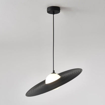 Record-Inspired LED Pendant Light