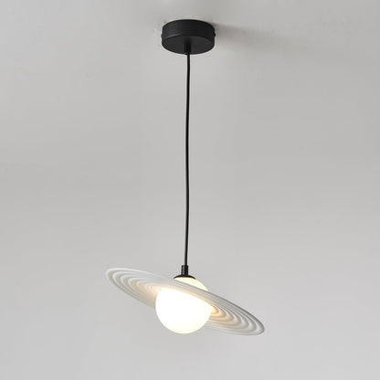 Record-Inspired LED Pendant Light