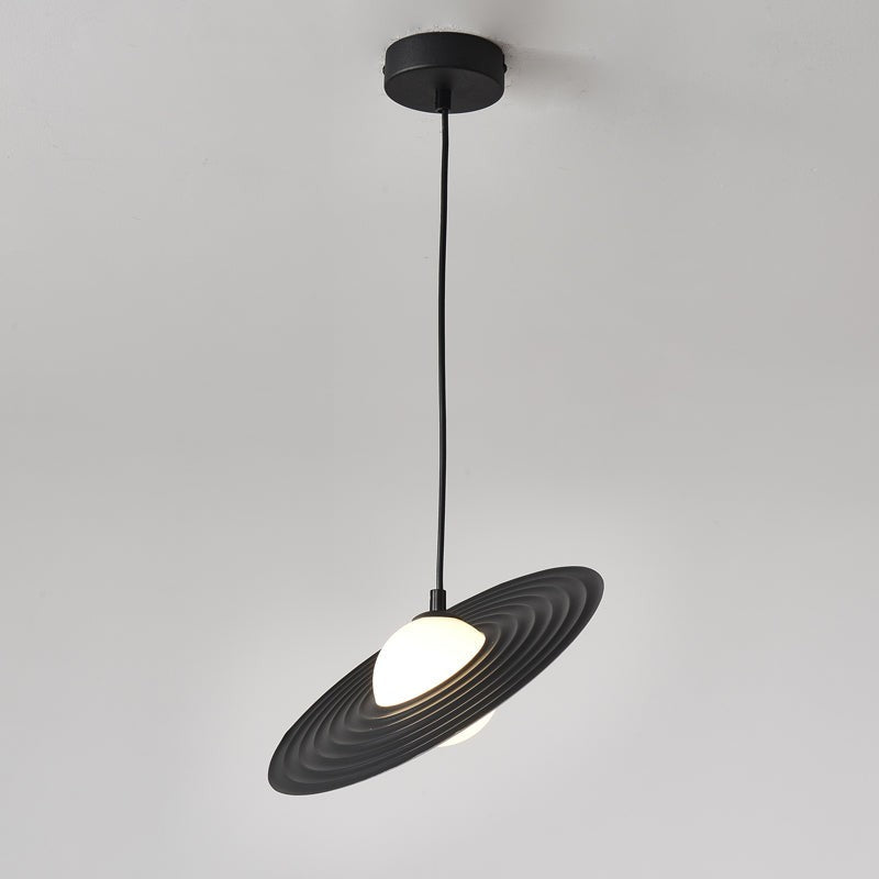 Record-Inspired LED Pendant Light