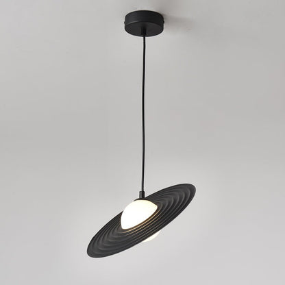 Record-Inspired LED Pendant Light