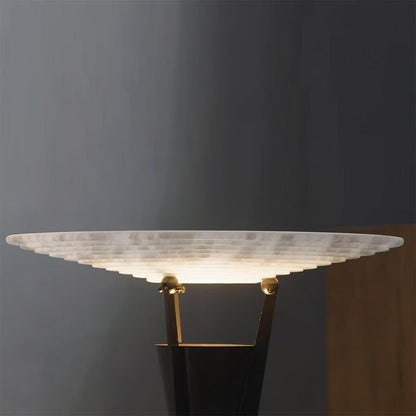 Reflective Alabaster LED Table Lamp