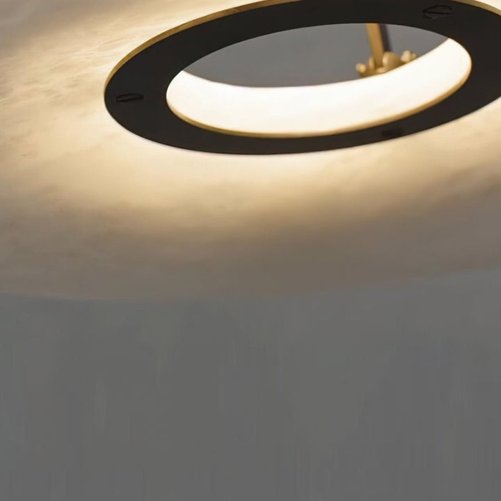 Reflective Alabaster LED Table Lamp