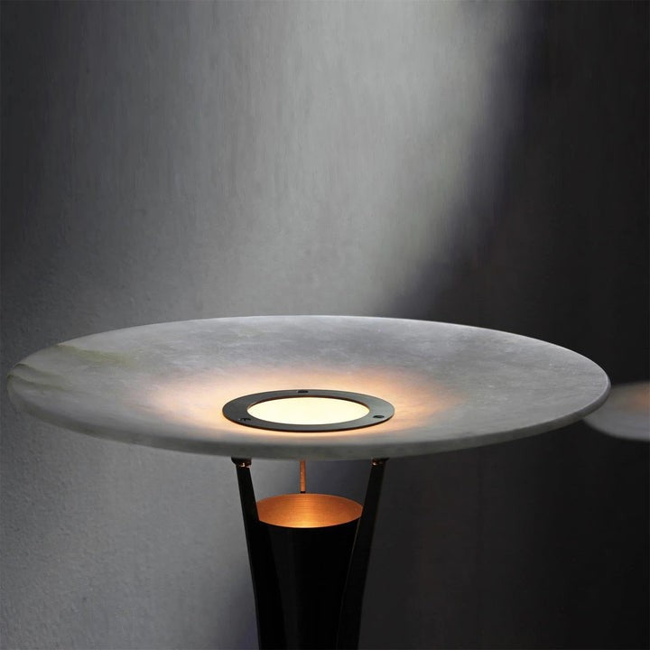 Reflective Alabaster LED Table Lamp