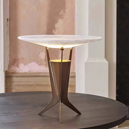 Reflective Alabaster LED Table Lamp