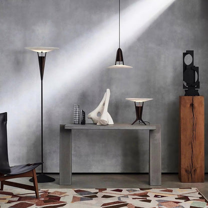 Reflective Alabaster LED Table Lamp