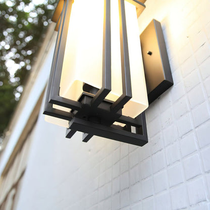 Retro Iron Outdoor Wall Sconce – Rustproof IP65 Wall Light