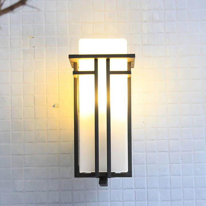 Retro Iron Outdoor Wall Sconce – Rustproof IP65 Wall Light