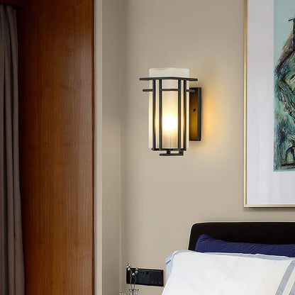 Retro Iron Outdoor Wall Sconce – Rustproof IP65 Wall Light