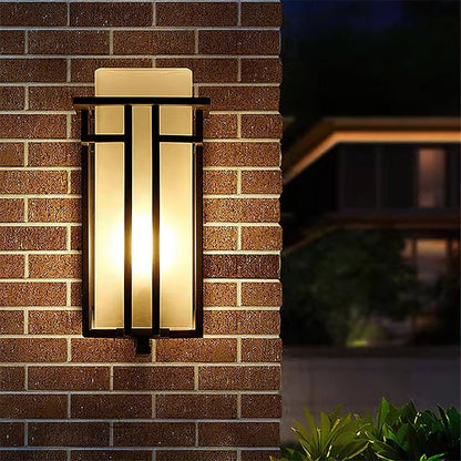 Retro Iron Outdoor Wall Sconce – Rustproof IP65 Wall Light