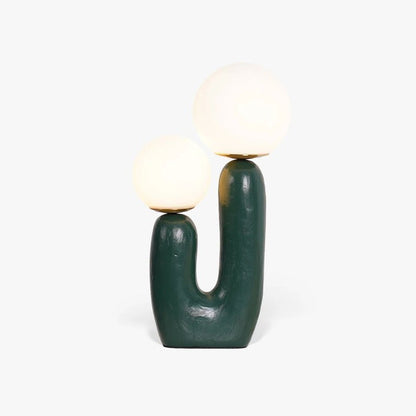 Rough Finish Resin Table Lamp with LED G9 Bulb – Modern Indoor Accent Light