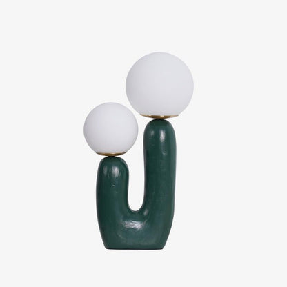 Rough Finish Resin Table Lamp with LED G9 Bulb – Modern Indoor Accent Light