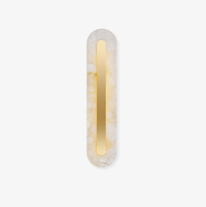 Round Alabaster LED Wall Sconce