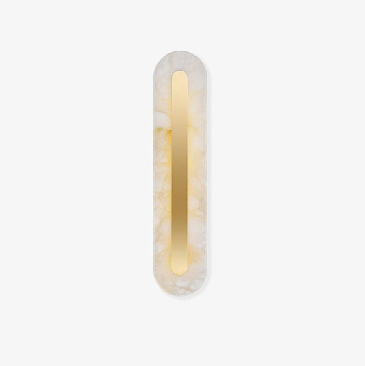Round Alabaster LED Wall Sconce