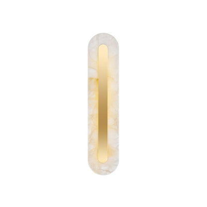 Round Alabaster LED Wall Sconce