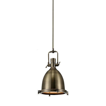 Rustic Country-Style Industrial Metal Pendant Light
