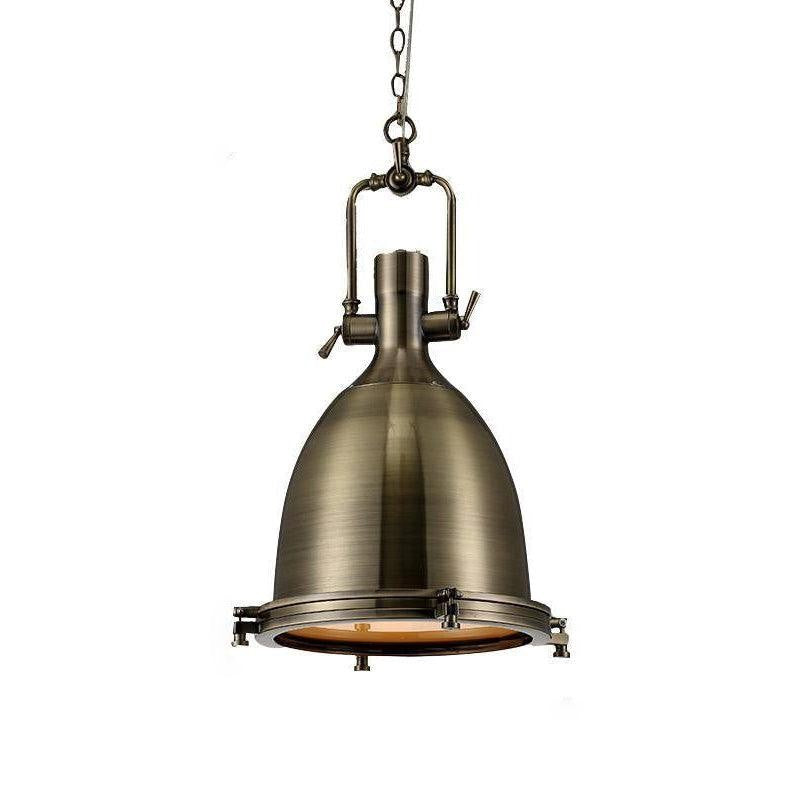 Rustic Country-Style Industrial Metal Pendant Light