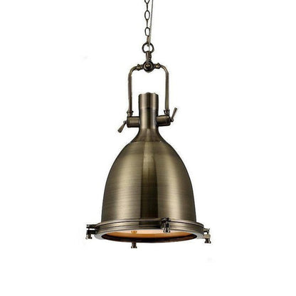 Rustic Country-Style Industrial Metal Pendant Light