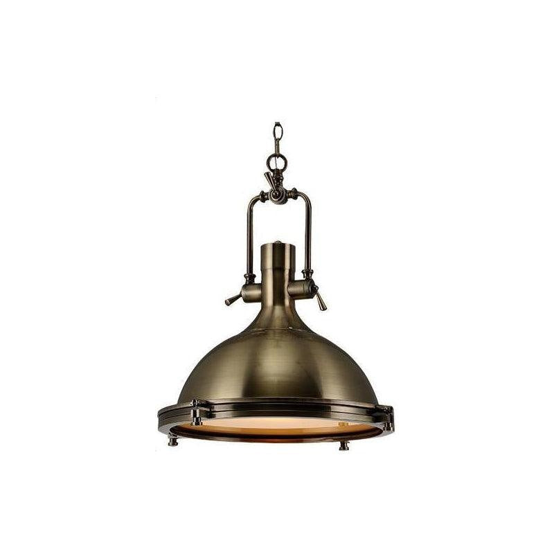Rustic Country-Style Industrial Metal Pendant Light