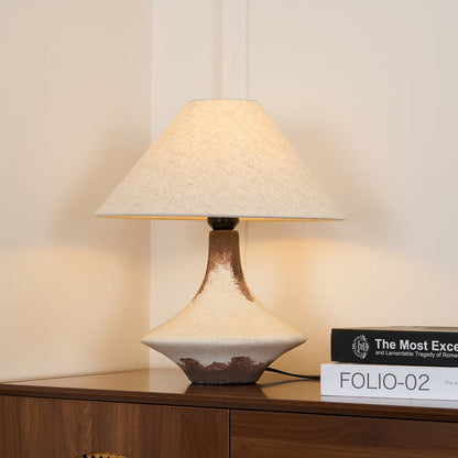 Rustic Earthenware Ceramic Table Lamp