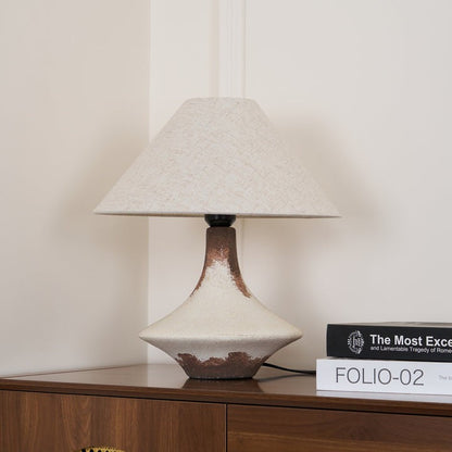 Rustic Earthenware Ceramic Table Lamp